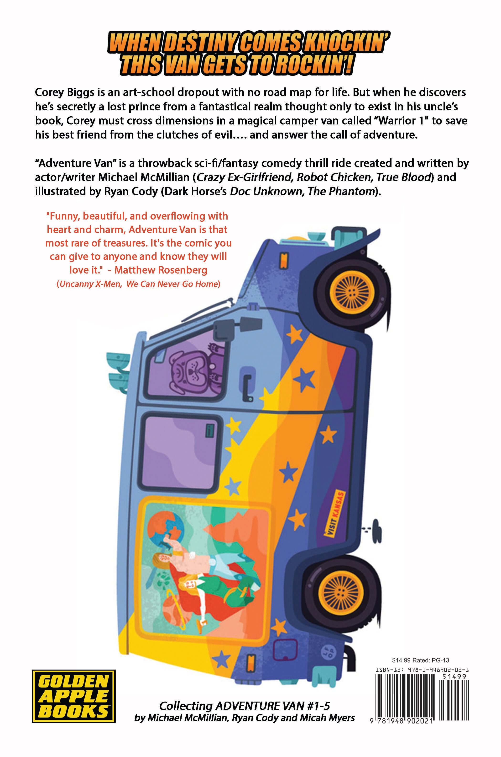 ADVENTURE VAN TP Vol 1 by Michael McMillian and Ryan Cody (Golden Apple Books)
