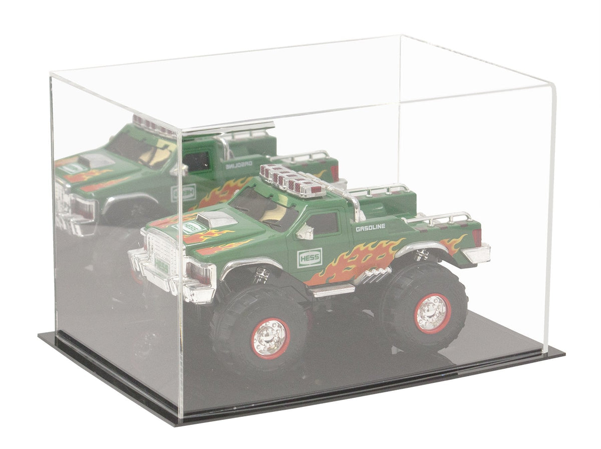Versatile Acrylic Display Cases with Double Sheet Base with Mirror Case
