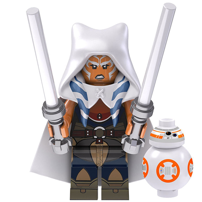 Ahsoka Tano & BB8 Droid Star Wars Lego Minifigures Custom Toys