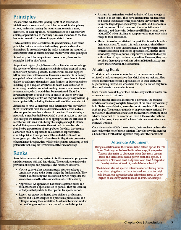 Alchemy, Crafting & Enchanting Hardcover (5E)