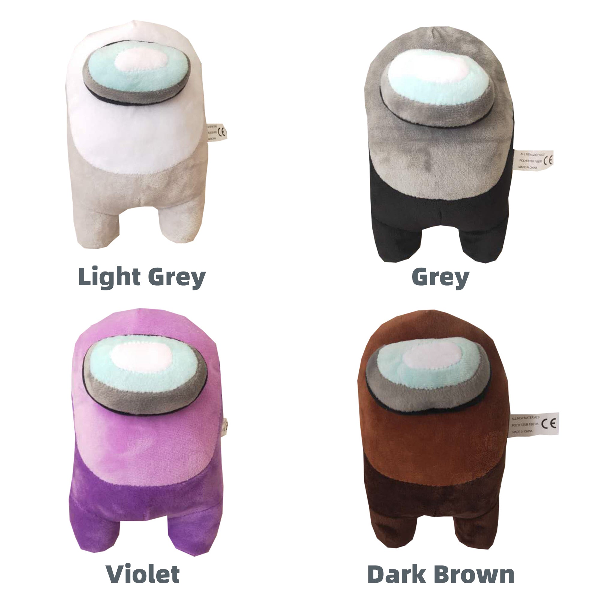 Among Us Cute Plush Stuffed Collectible toys (Purple) kawaii Video Game Characters