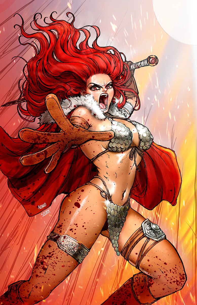 RED SONJA 2023 #3 UNKNOWN COMICS ANNA ZHUO EXCLUSIVE VIRGIN VAR (10/04/2023)