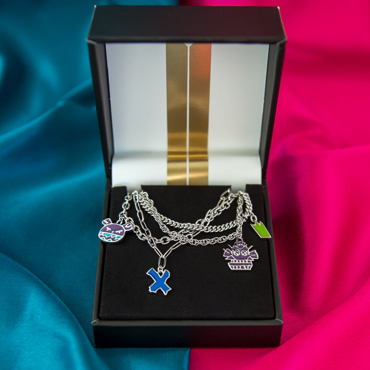 League of Legends X RockLove ARCANE Jinx Graffiti Charm Bracelet