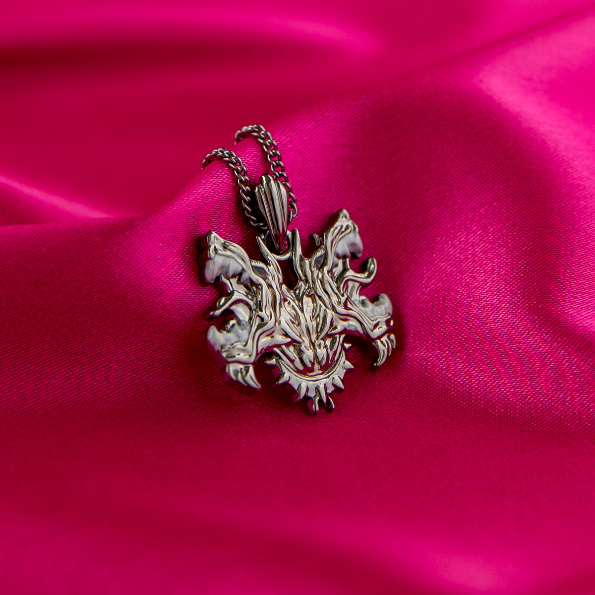 League of Legends X RockLove ARCANE Vi Murk Wolves Necklace