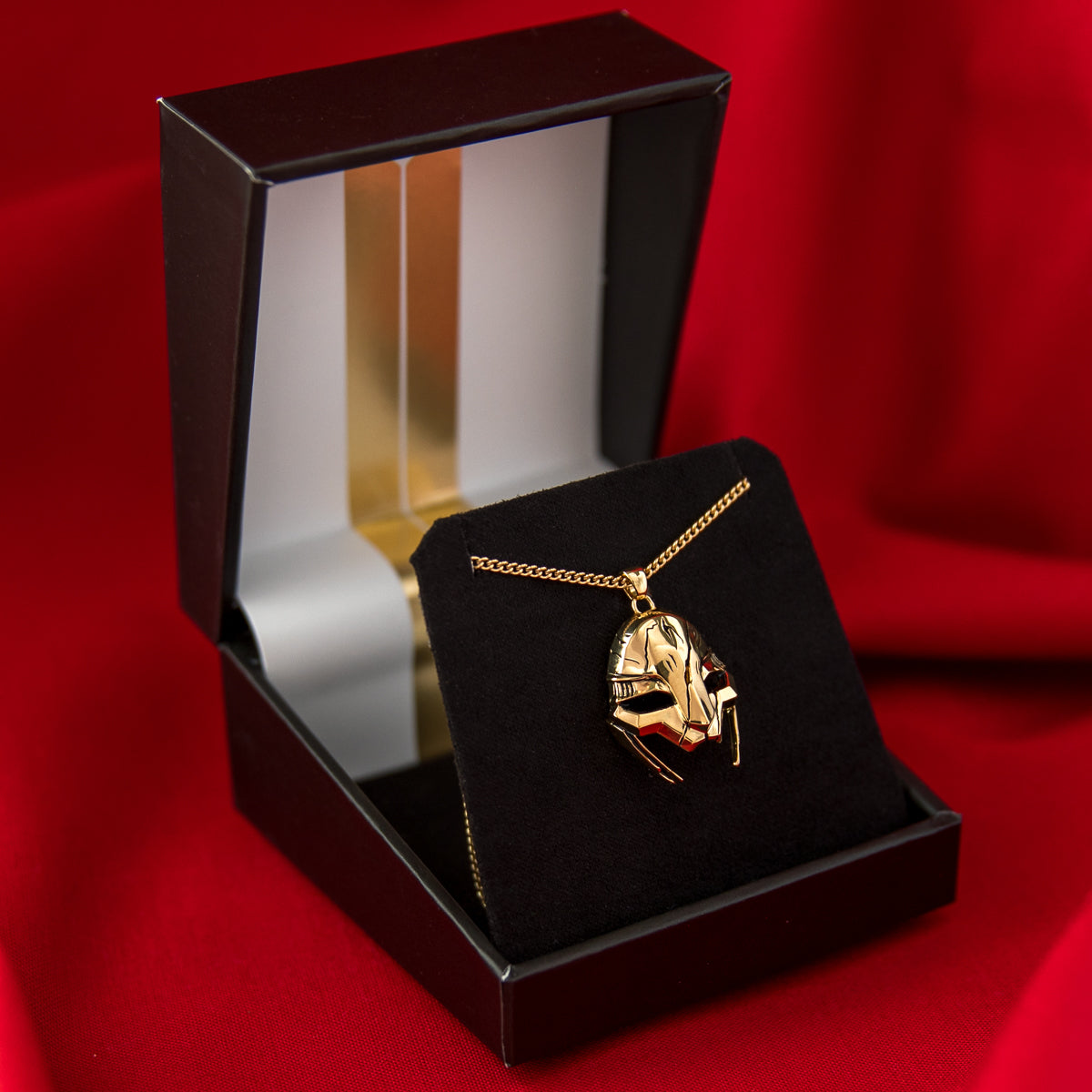 League of Legends X RockLove ARCANE Ambessa Mask Necklace