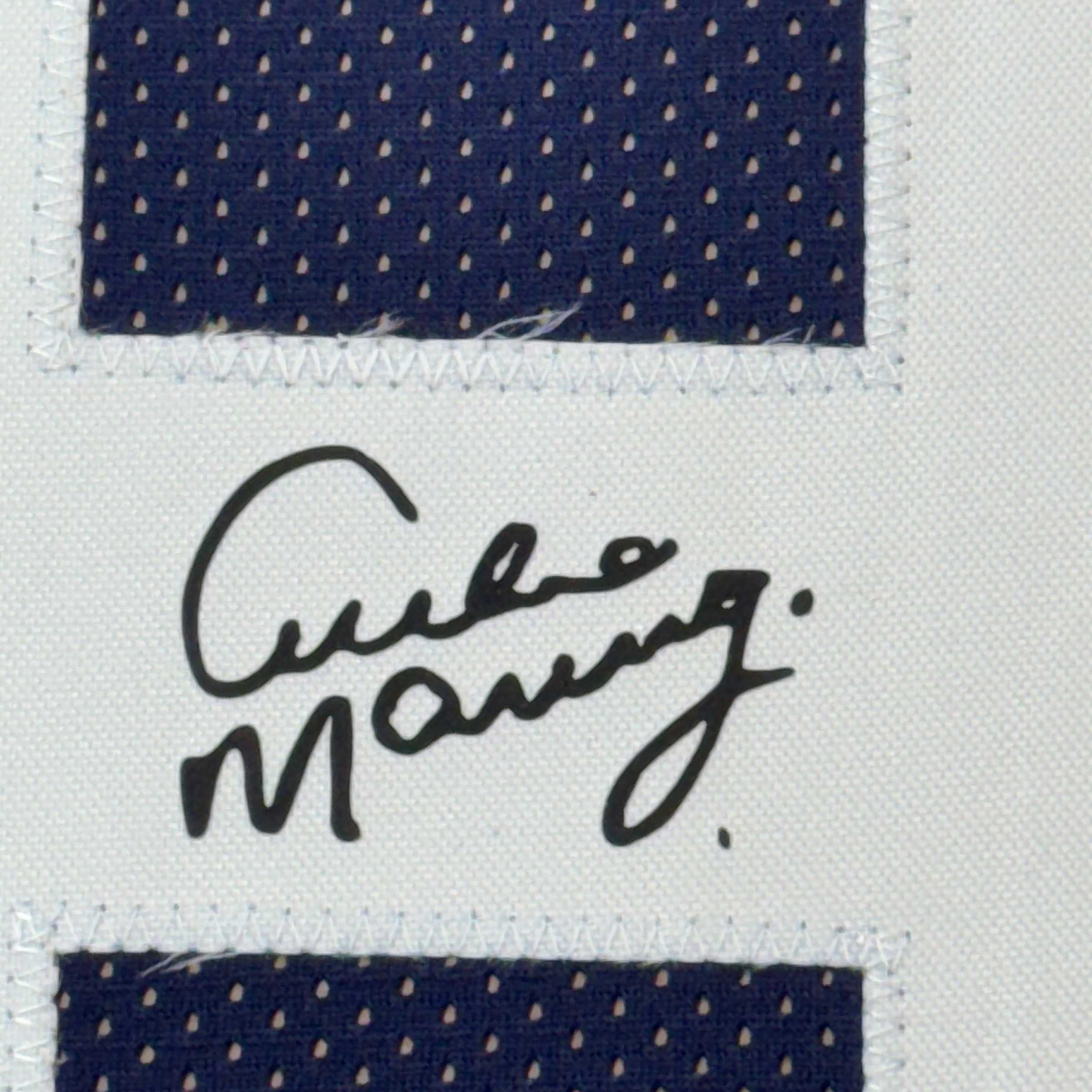 Framed Facsimile Autographed Archie Manning 35x39 Ole Miss Blue Reprint Laser Auto College Football Jersey Size Men's XL