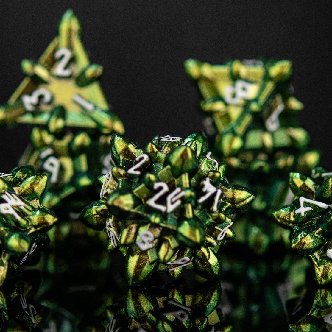 Asteroid Fields Metal Dice Set - Vesta