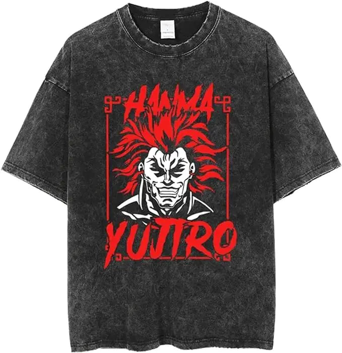 Vintage Washable T-Shirt - Streetwear Anime Graphic