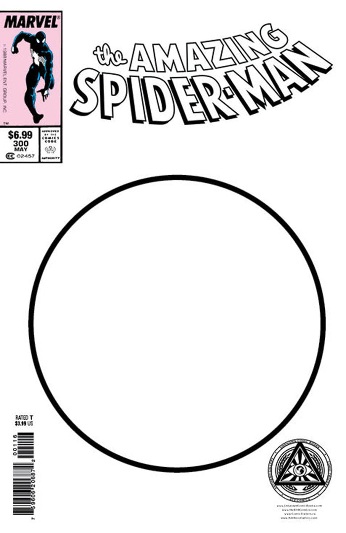 [10 PACK] Amazing Spider-Man #300 Facsimile Edition Unknown Comics Exclusive Blank Var 2023