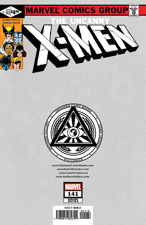 [2 PACK] X-MEN #141 FACSIMILE EDITION UNKNOWN COMICS EJIKURE EXCLUSIVE VAR (11/22/2023)