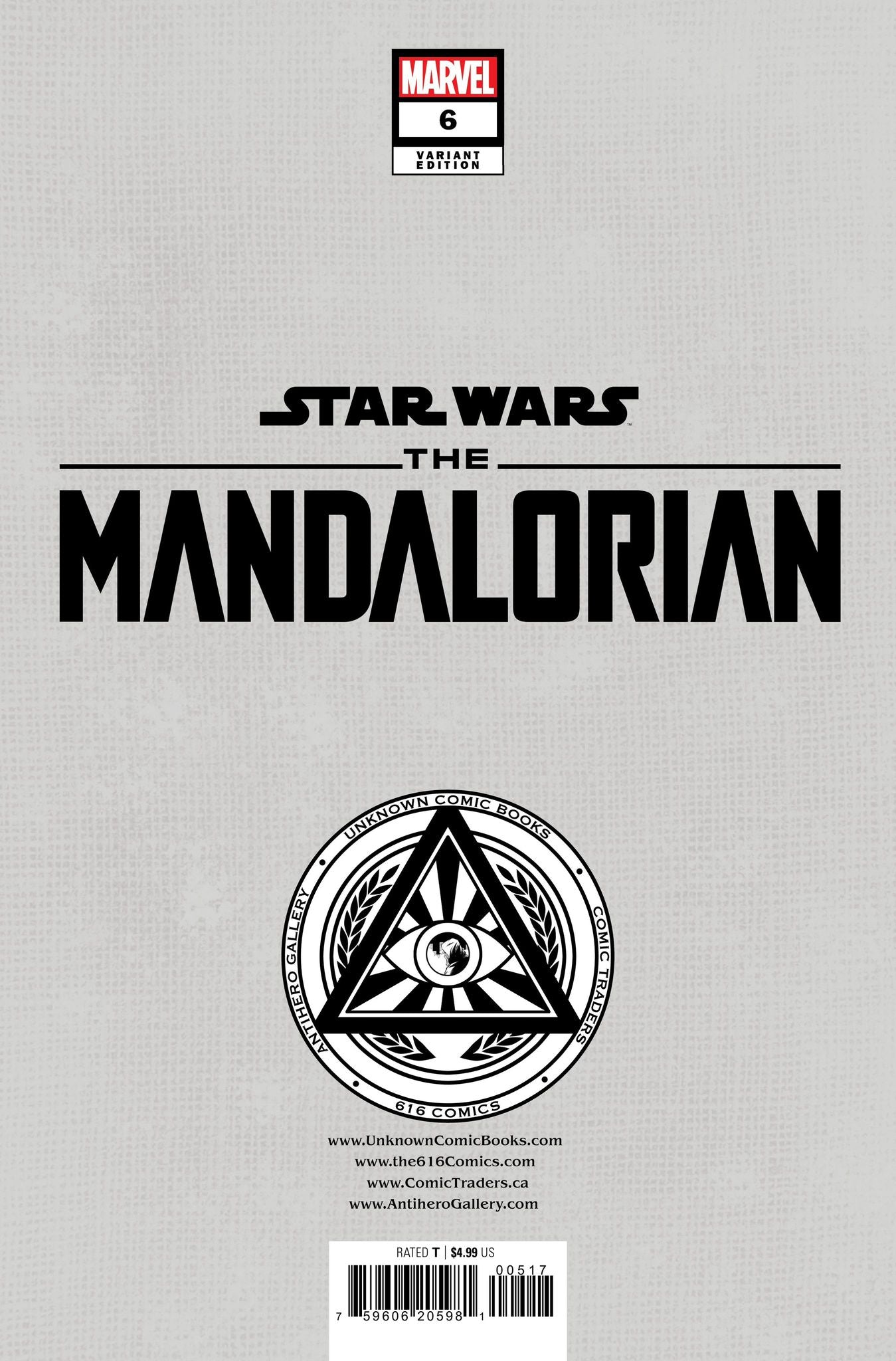 STAR WARS: THE MANDALORIAN SEASON 2 #6 UNKNOWN COMICS KAARE ANDREWS EXCLUSIVE VAR [CGC 9.8 BLUE LABEL] (06/26/2024)