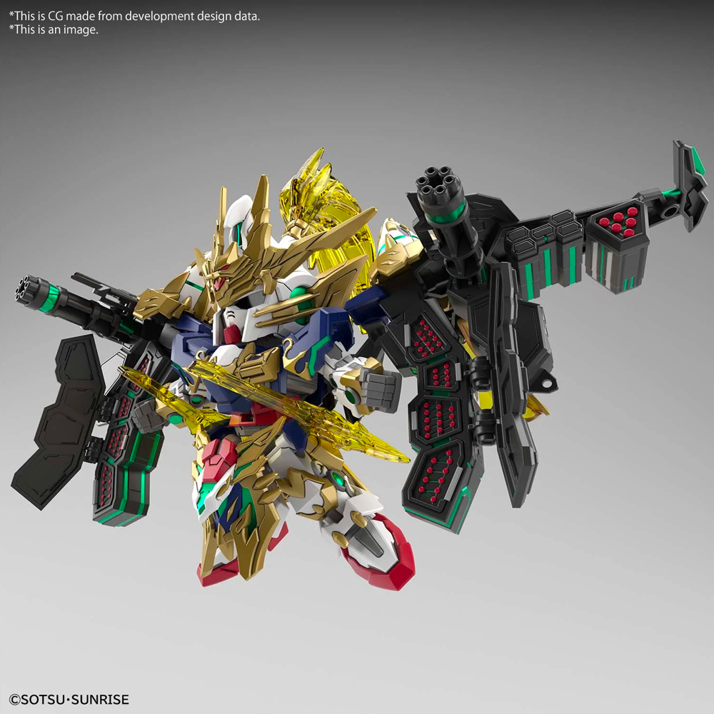 [PRE-ORDER] Bandai Spirits: Gundam SDW Heroes - Zhao Yun 00 Gundam (Command Package Ver.) Model Kit #27