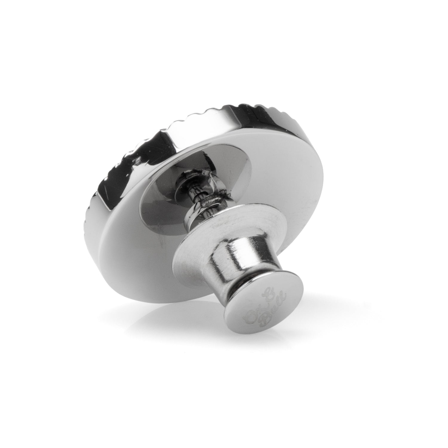 Stainless Steel Rope Border Round Engravable Lapel Pin