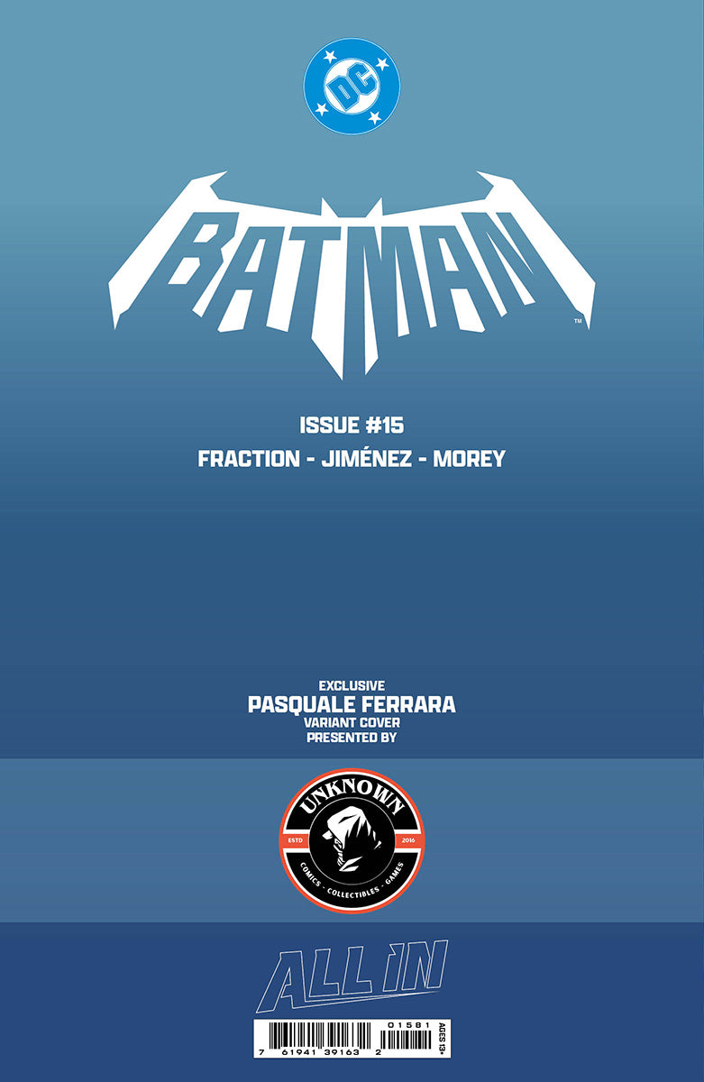 [3 PACK] BATMAN #15 PASQUALE FERRARA EXCLUSIVE VAR (11/04/2026)