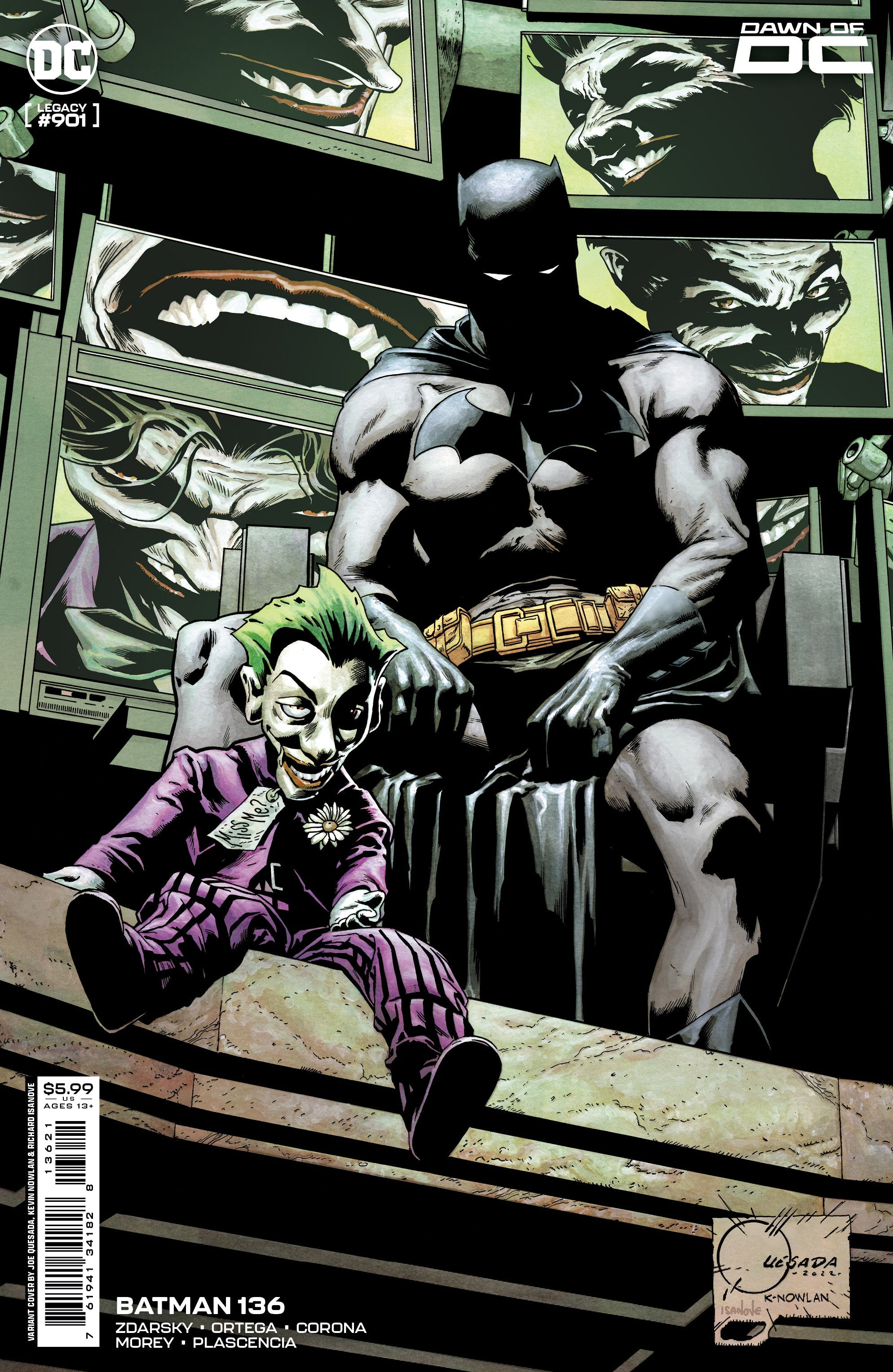 Batman #136 B Joe Quesada Card Stock Variant (06/06/2023) Dc