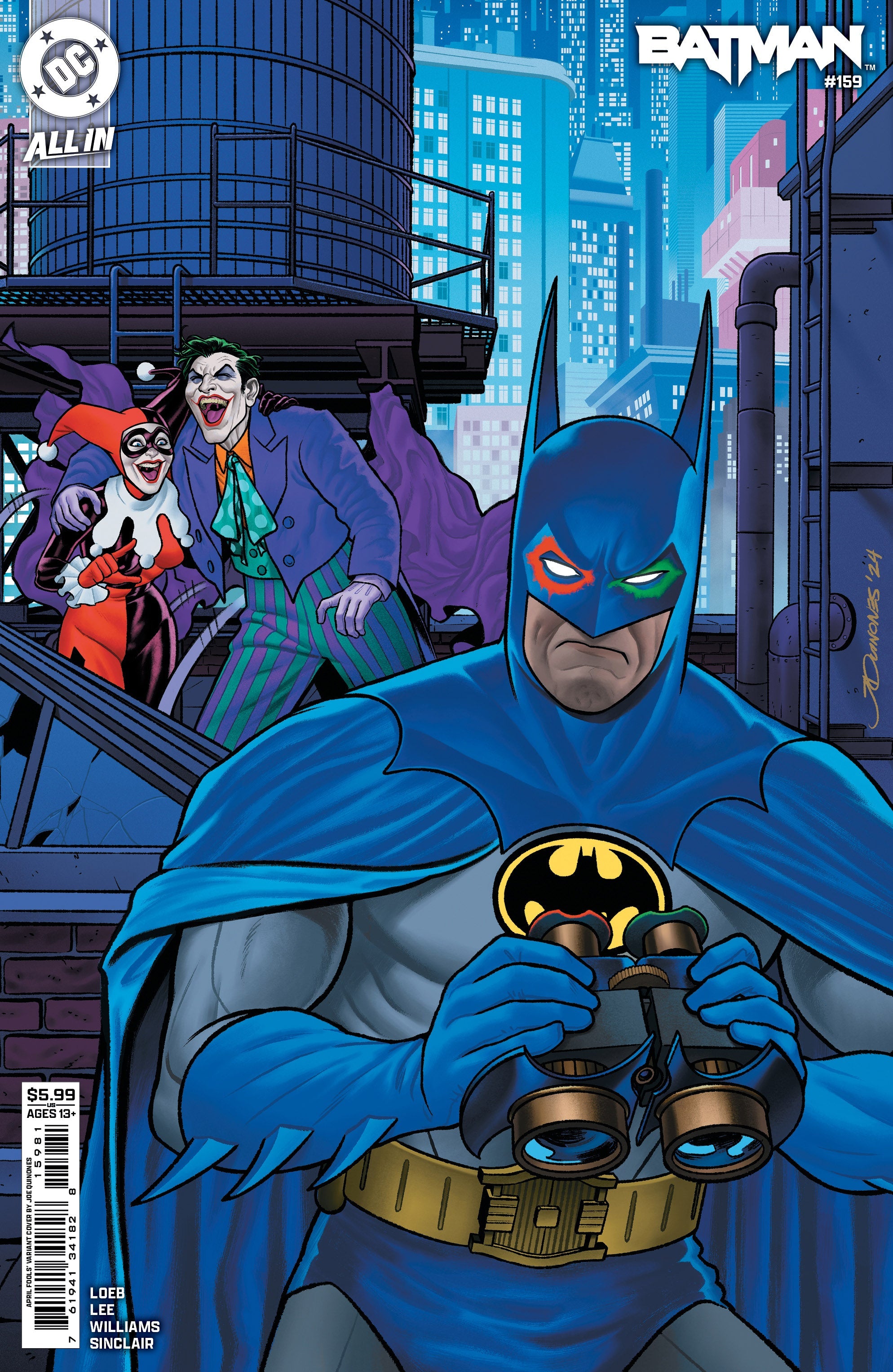 Batman #159 A1 Cover Set Of 9 1:25 1:50 1:100 (04/23/2025) Dc