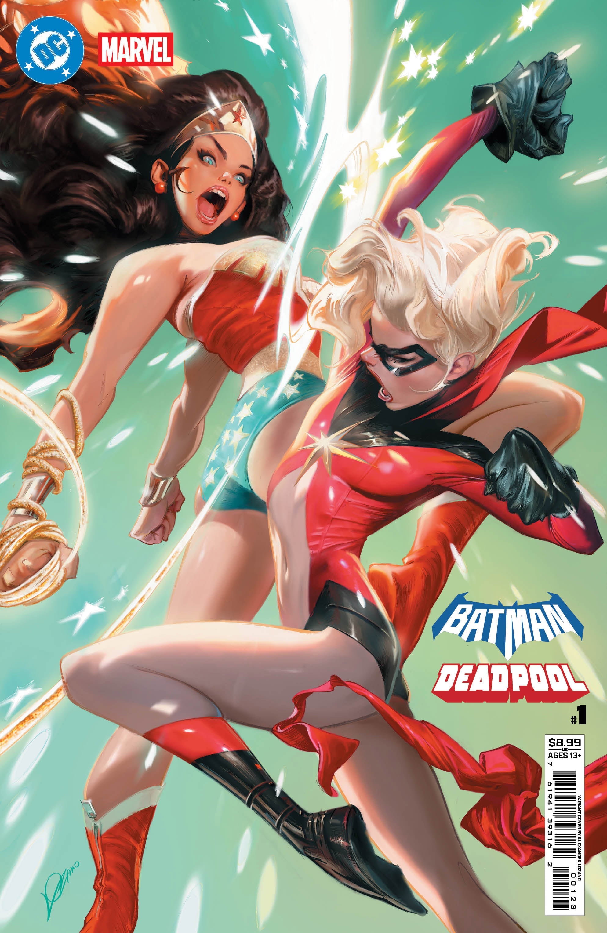Dc Marvel Batman Deadpool #1 (One Shot) L Alexander Lozano Wonder Woman Ms Marvel Variant (11/19/2025) Dc