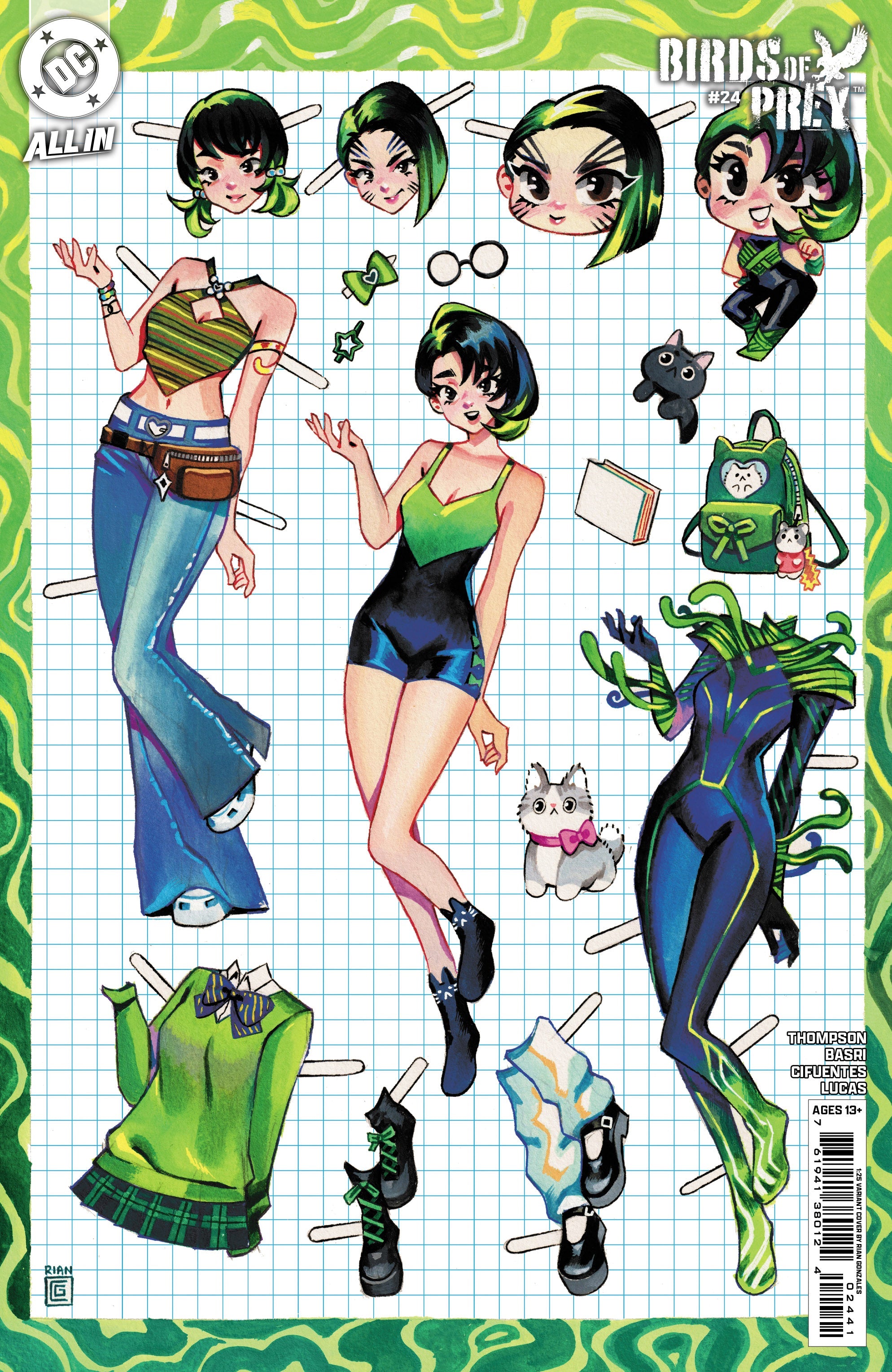 Birds Of Prey #24 E 1:25 Rian Gonzales Variant (08/06/2025) Dc