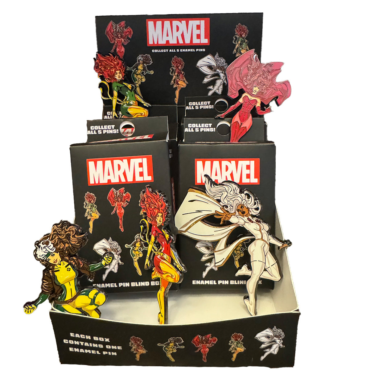 [BOX 10 PACK] David Nakayama Marvel Blind Box Mystery Pin NYCC Exclusive (10/23/2024) (Wave One)