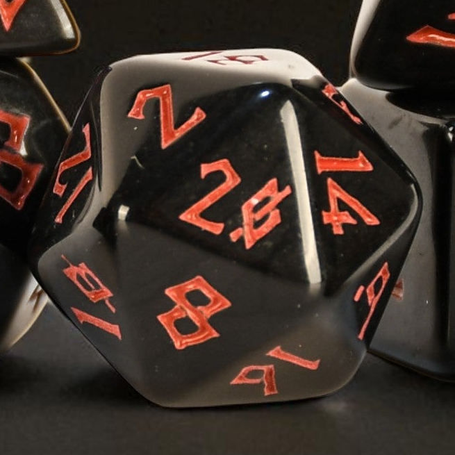 Banishment Acrylic Dice Set