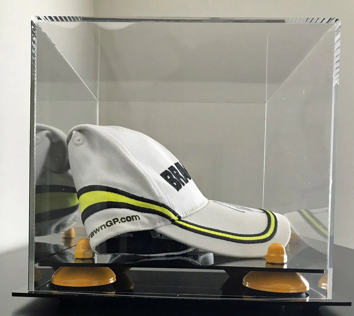 Acrylic Baseball Cap Display Case - Mirror Wall Mounts (A006/V21)