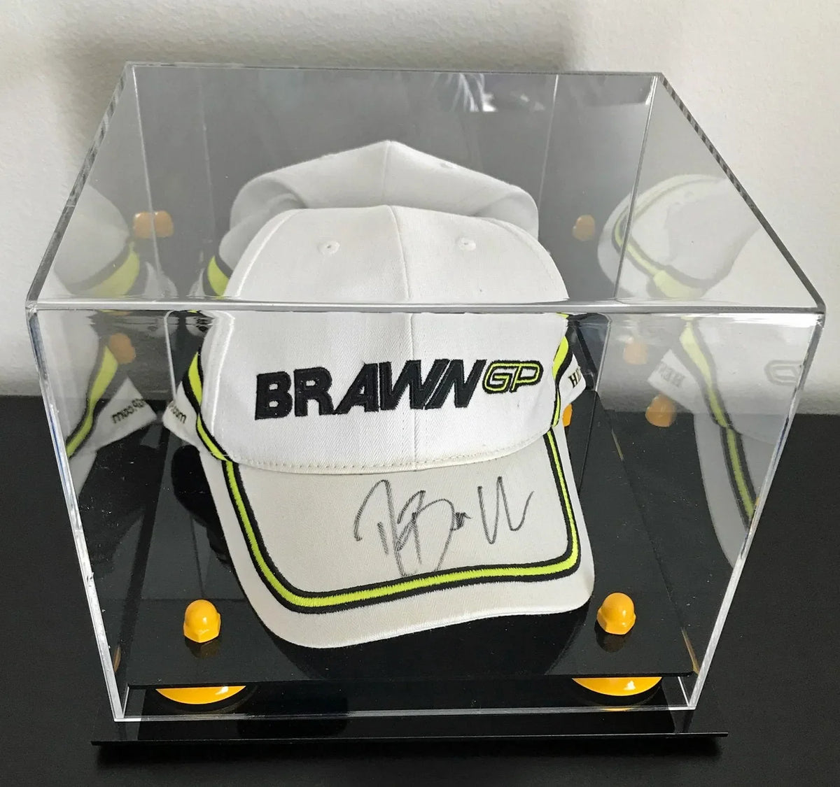 Acrylic Baseball Cap Display Case - Mirror Wall Mounts (A006/V21)