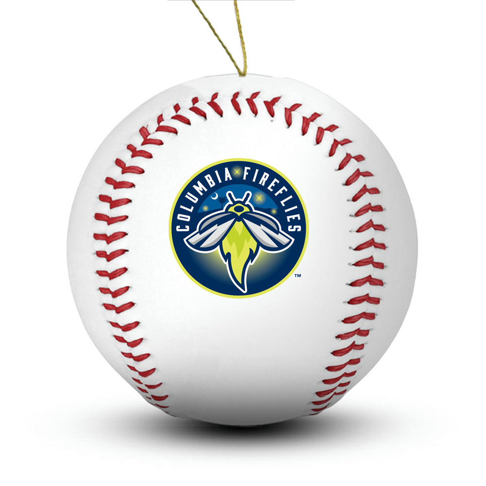 Columbia Fireflies Baseball Ornament - Authentic Series
