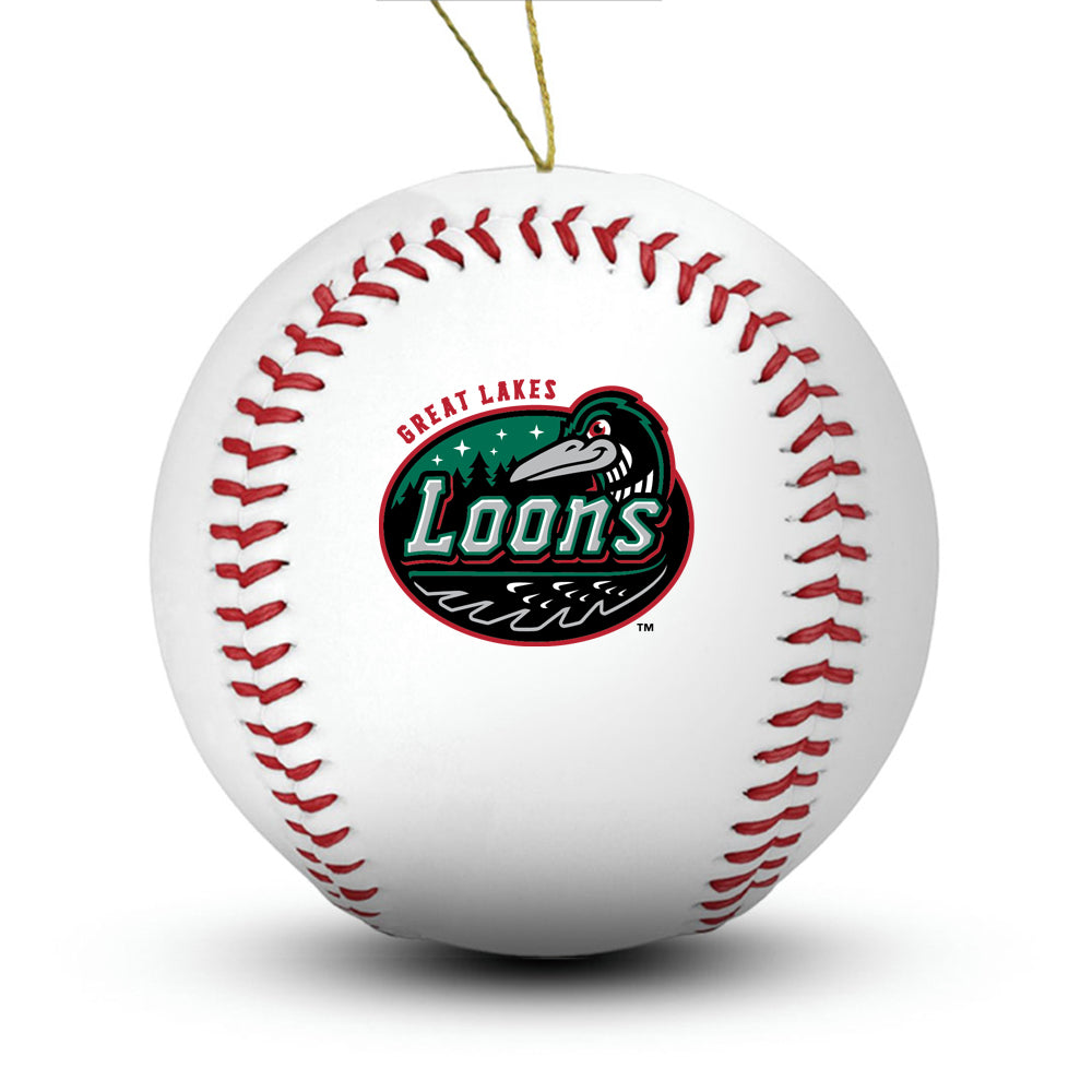 Great Lakes Loons Baseball Ornament - Authentic Series