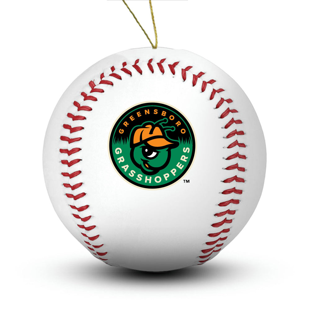 Greensboro Grasshoppers Baseball Ornament - Authentic Series