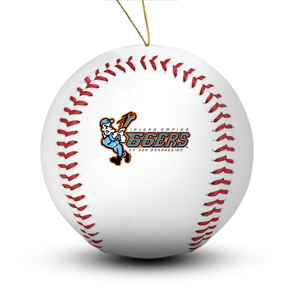 Inland Empire 66ers Baseball Ornament - Authentic Series