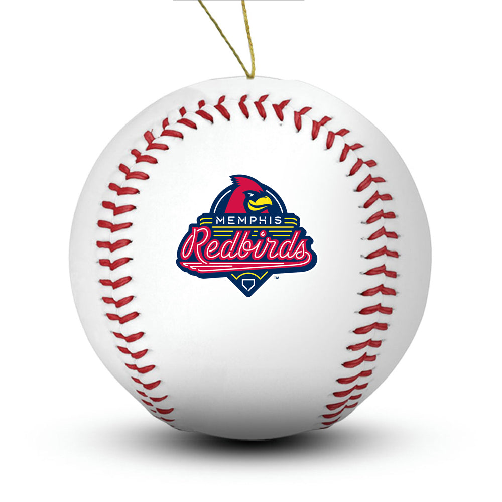 Memphis Redbirds Baseball Ornament - Authentic Series