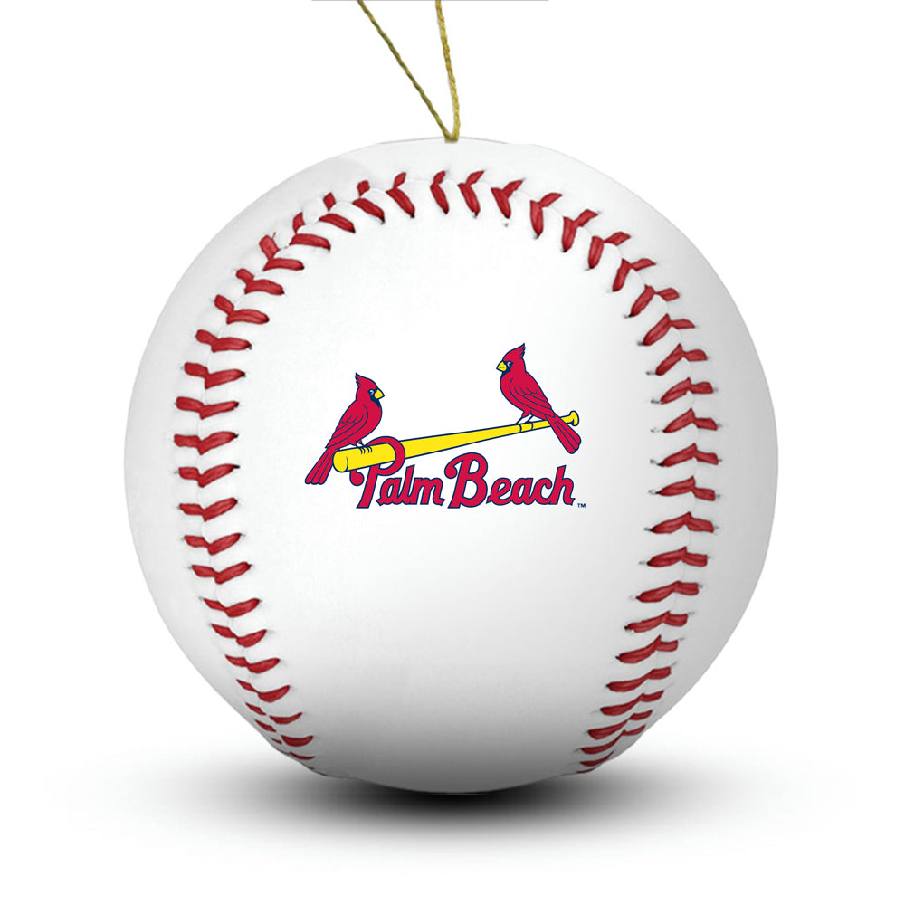 Palm Beach Cardinals Baseball Ornament - Authentic Series