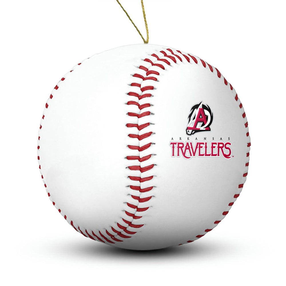 Arkansas Travelers Baseball Ornament - Authentic Series