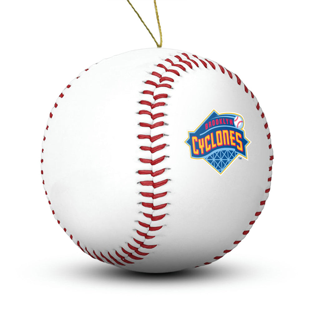 Brooklyn Cyclones Baseball Ornament - Authentic Series