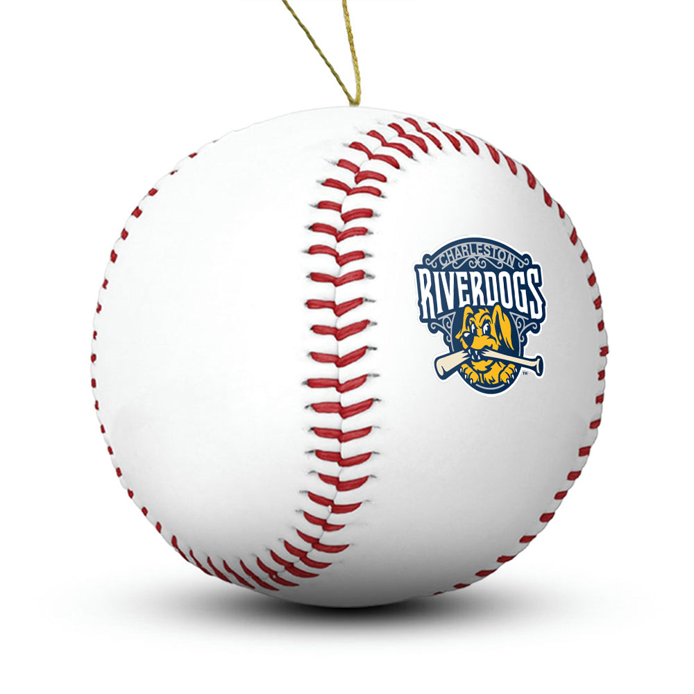 Charleston RiverDogs Baseball Ornament - Authentic Series