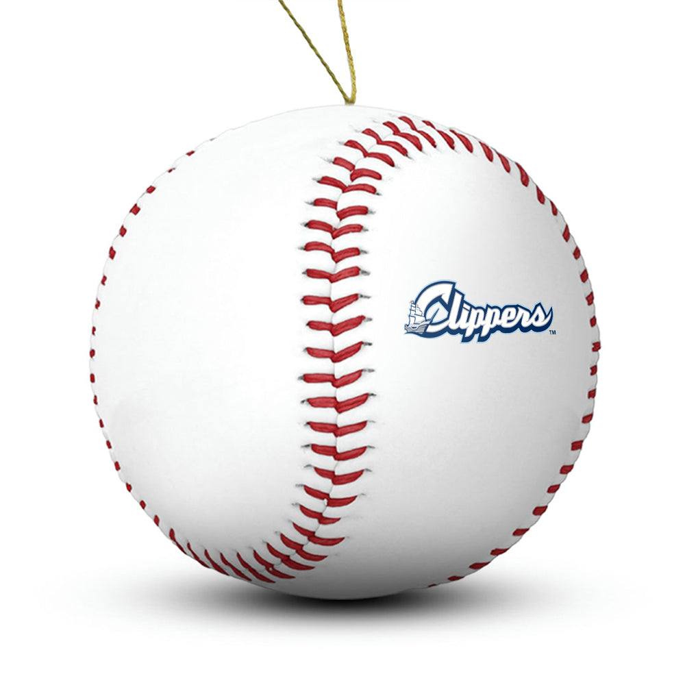 Columbus Clippers Baseball Ornament - Authentic Series