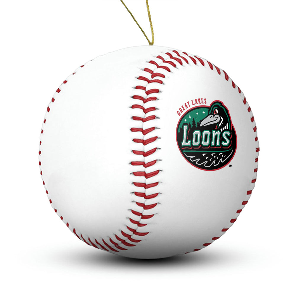 Great Lakes Loons Baseball Ornament - Authentic Series
