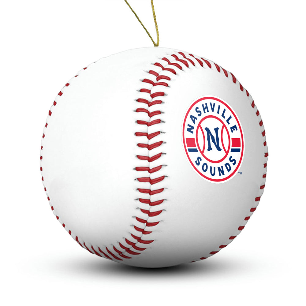 Nashville Sounds Baseball Ornament - Authentic Series