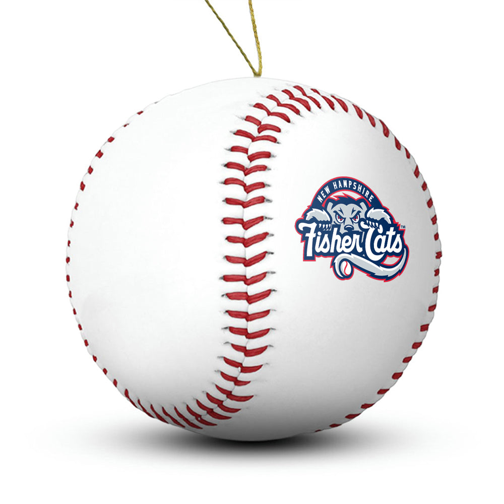 New Hampshire Fisher Cats Baseball Ornament - Authentic Series