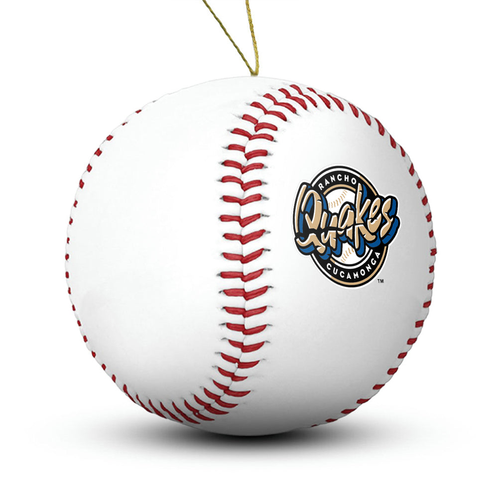 Rancho Cucamonga Quakes Baseball Ornament - Authentic Series