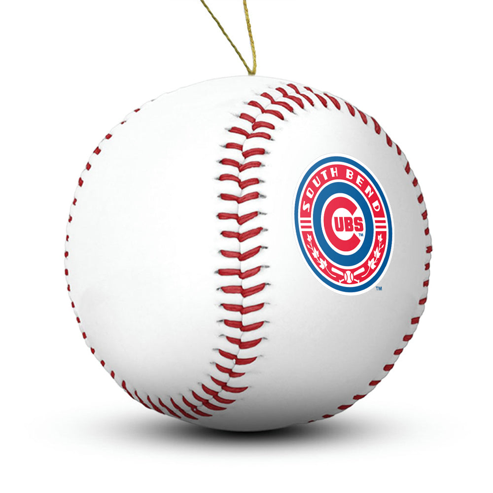 South Bend Cubs Baseball Ornament - Authentic Series
