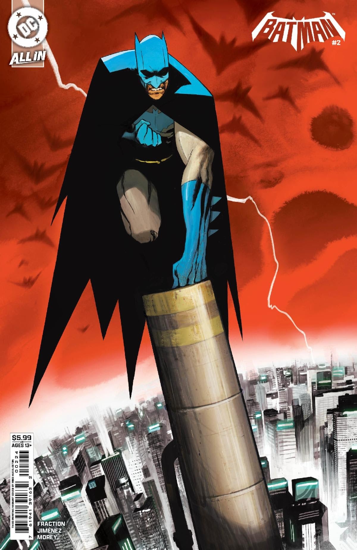 Batman #2 3rd Print B Mike Huddleston Variant (02/04/2026) Dc