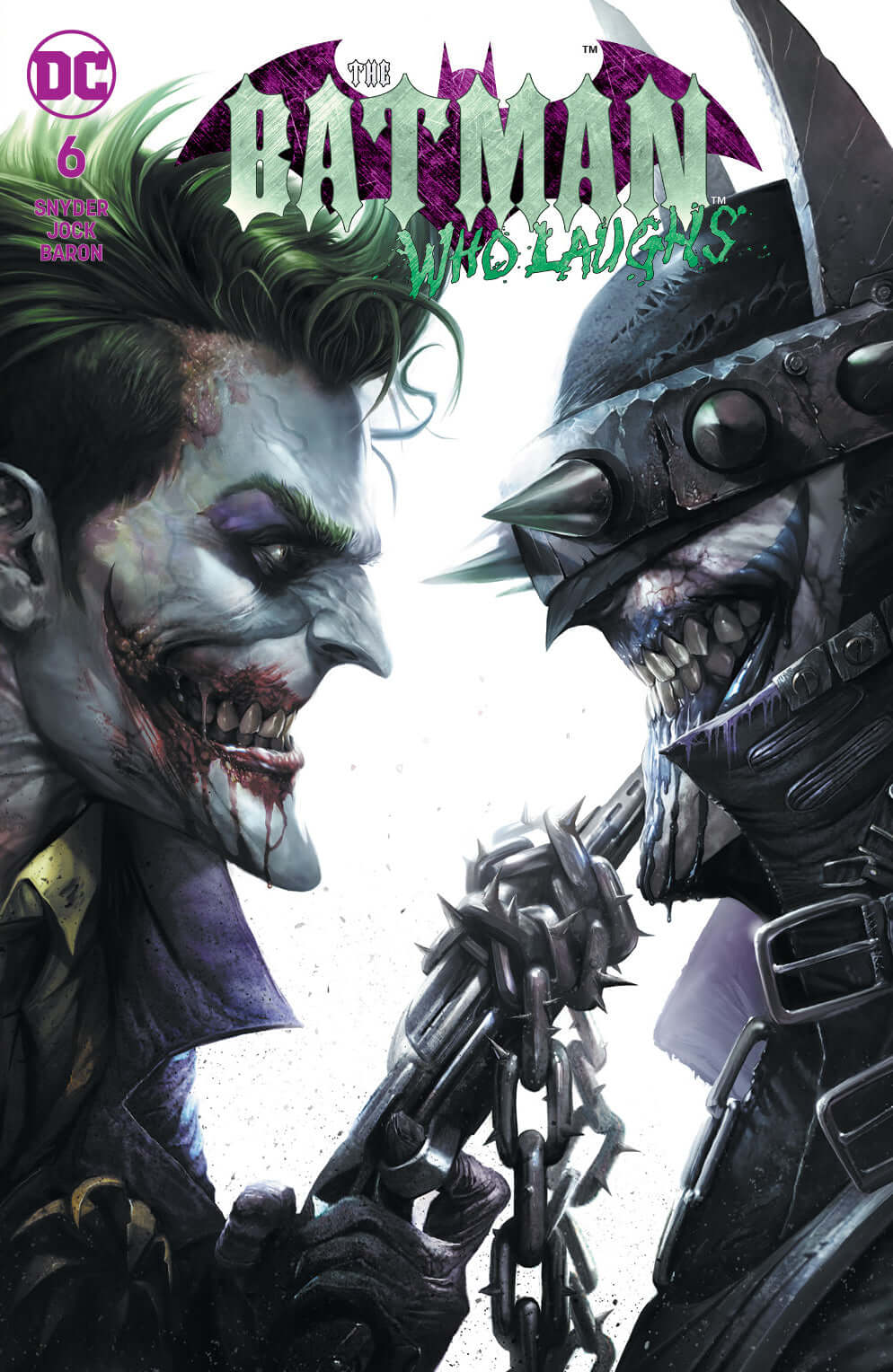 Batman Who Laughs #6 Francesco Mattina Joker Variant Trade + Minimal Set Options Dark Nights Metal (06/12/2019) DC