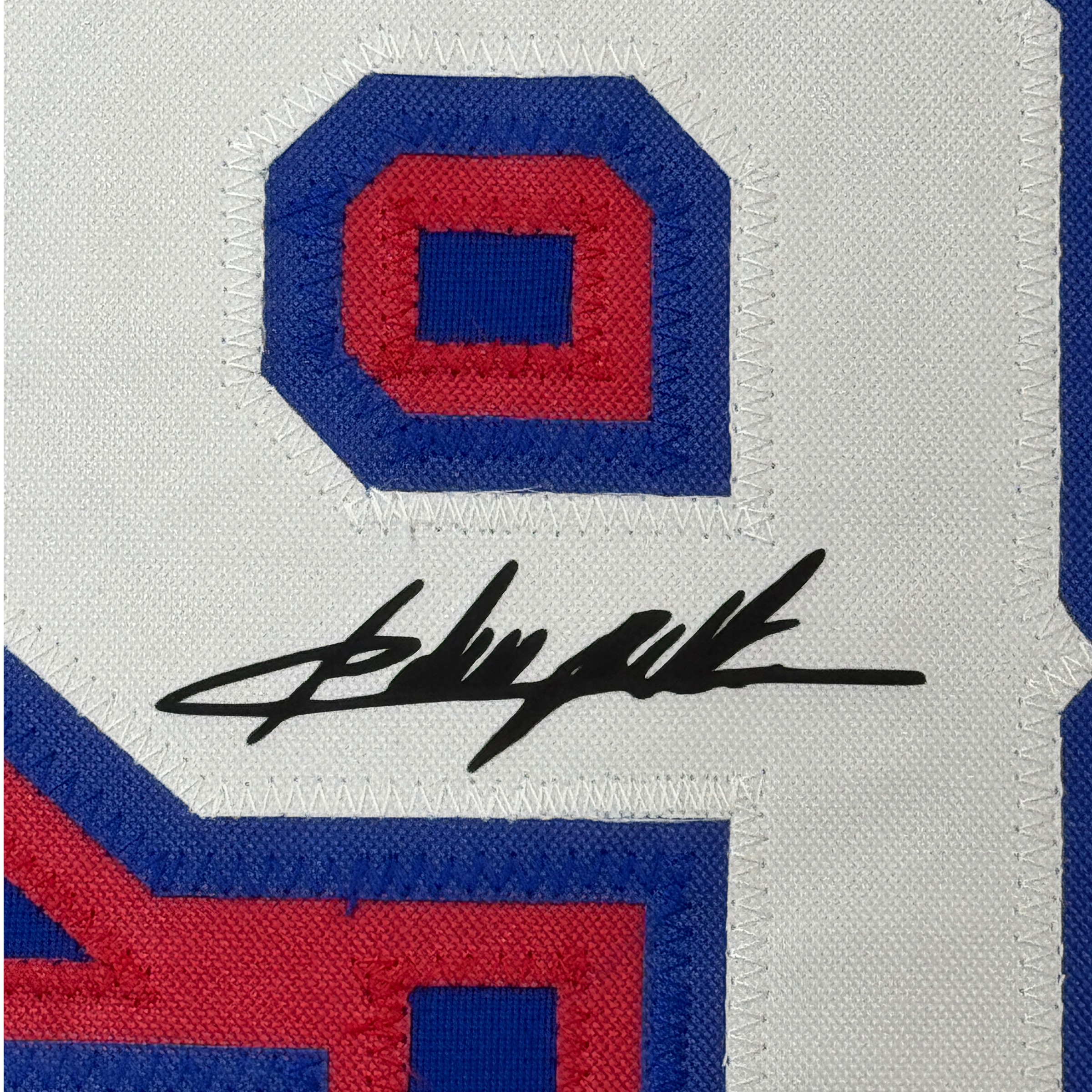 Framed Facsimile Autographed Adrian Beltre 35x39 Texas Blue Reprint Laser Auto Baseball Jersey