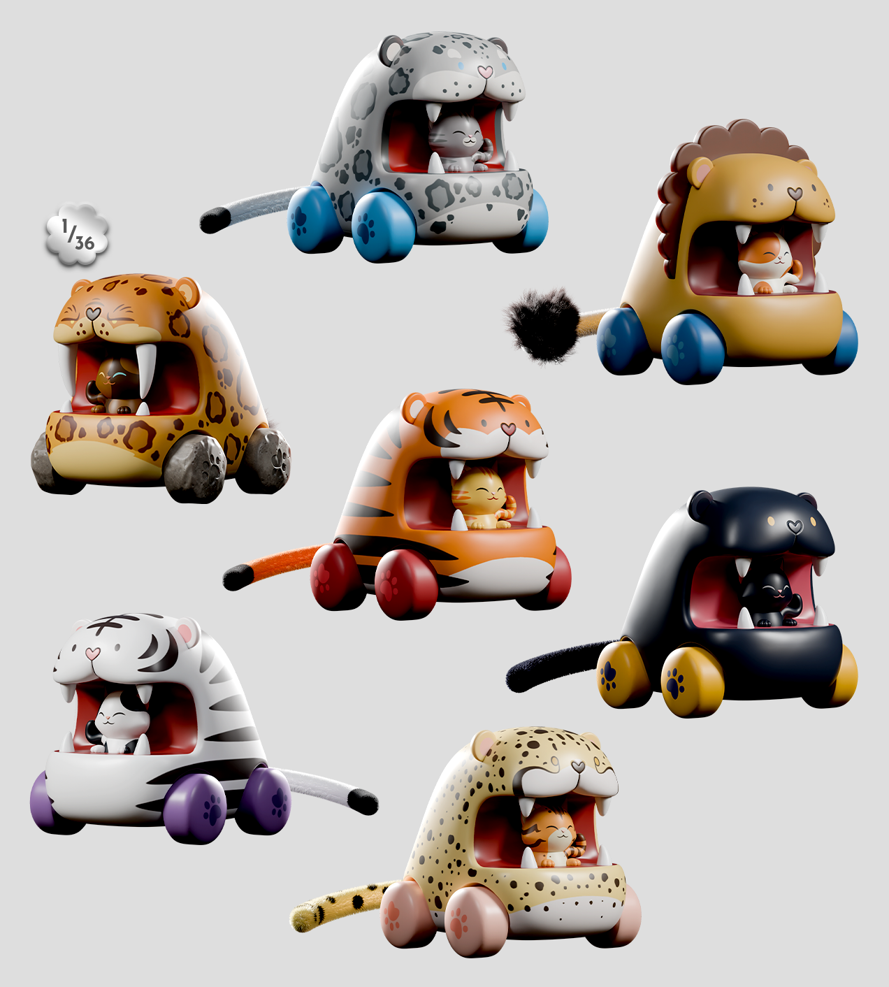 Kaleidos Creative: Big Top Chomps Blind Box