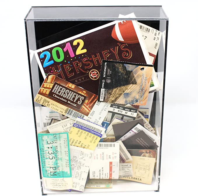 Versatile Acrylic Display Case with Slide Back and Size Options