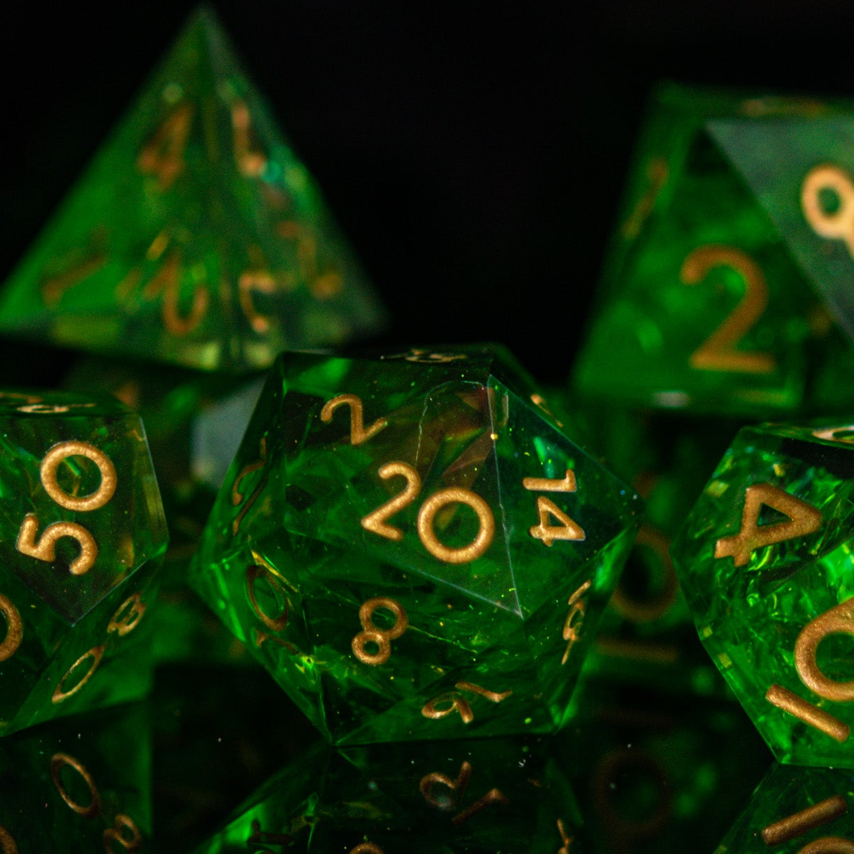 Blood of the Lich Sharp-Edged Resin Dice Set