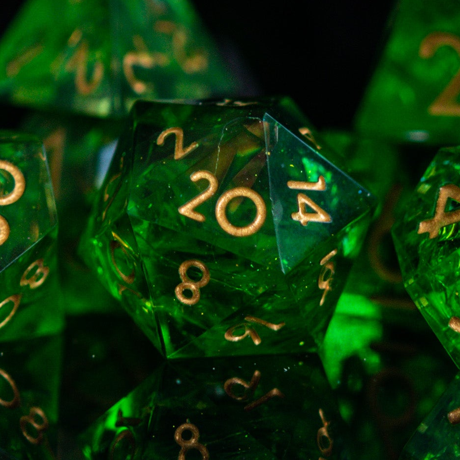 Blood of the Lich Sharp-Edged Resin Dice Set