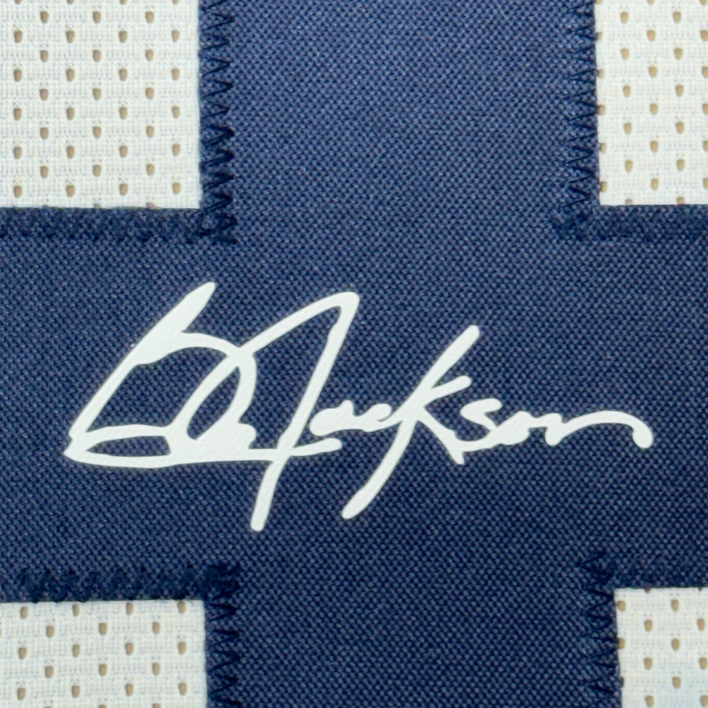 Framed Facsimile Autographed Bo Jackson 35x39 Auburn White Reprint Laser Auto College Football Jersey