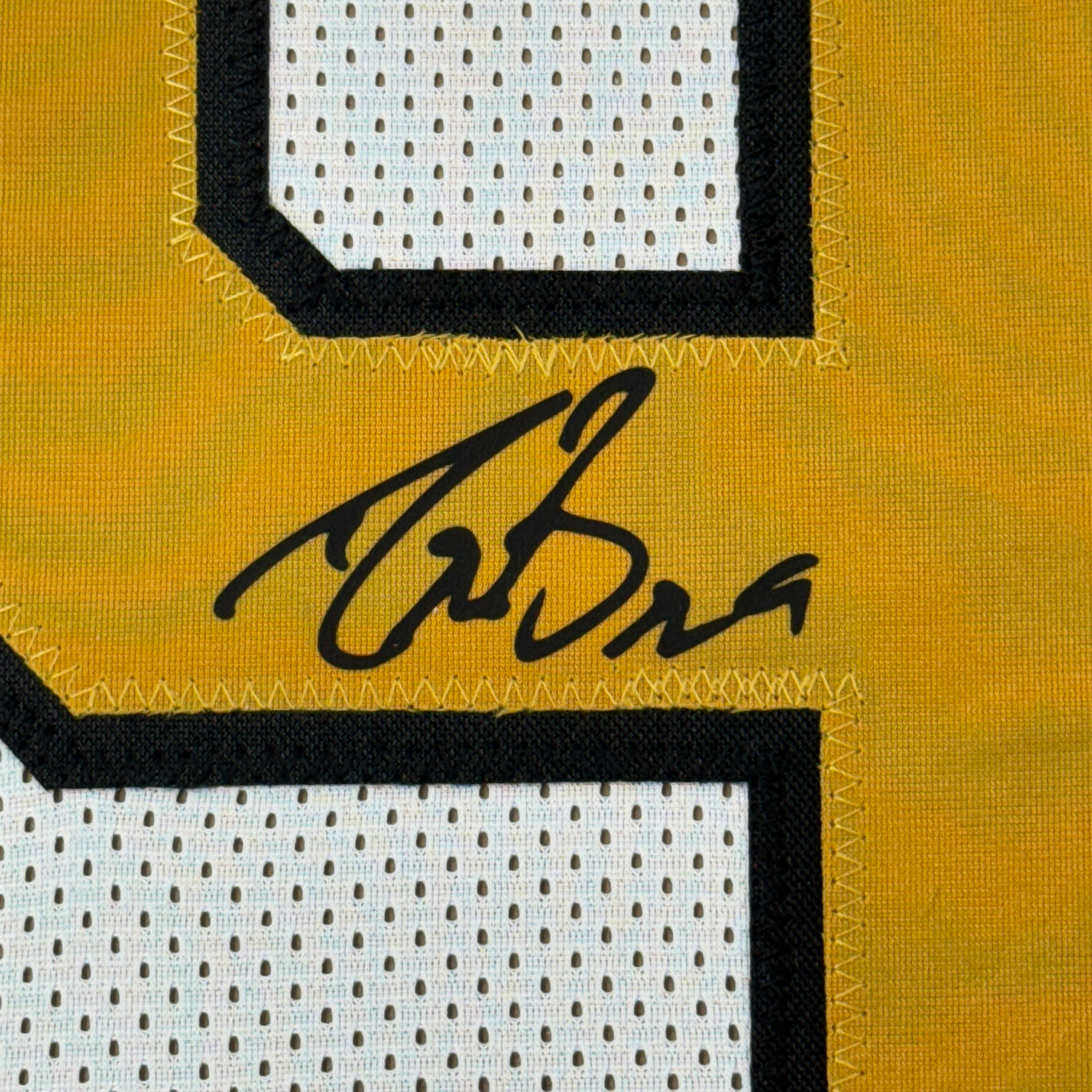 Framed Facsimile Autographed Drew Brees 35x39 New Orleans Color Rush Reprint Laser Auto Football Jersey Size Men's XL